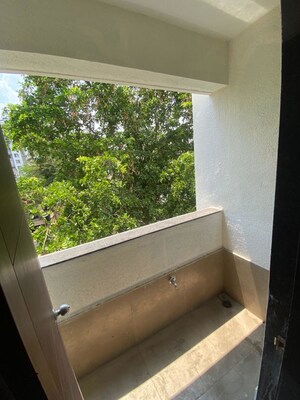 Balcony in 2 BHK Apartment at Vanaz Corner, Kothrud – for Rent