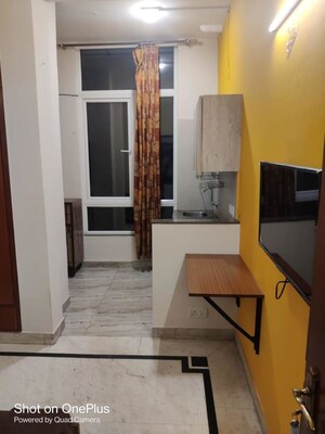 Living Room in 1 RK Builder Floor at Sushant Lok I – for Rent