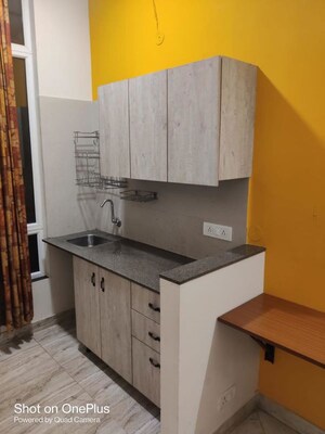 Kitchen in 1 RK Builder Floor at Sushant Lok I – for Rent