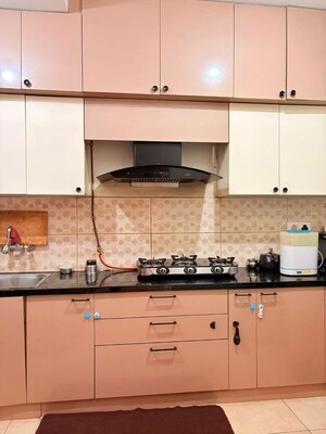 Kitchen in 2 BHK Apartment at Prestige Gulmohar, Horamavu – for Rent