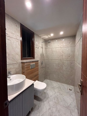 Bathroom in 3 BHK Apartment at Chattarpur – for Sale