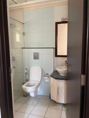 Bathroom in 3.5 BHK Apartment at Prestige Silve Oak, Whitefield – for Sale