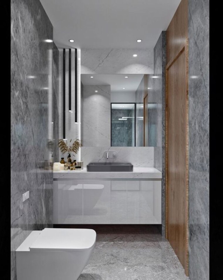 Bathroom, ajmera-beverly-hills-and-royal-empire 3 Bedroom 1200 Sq.Ft. Apartment In Andheri West Mumbai 10370979