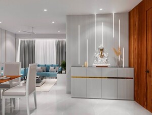 Kitchen in 3 BHK Apartment at Ajmera Beverly Hills and Royal Empire, Andheri West – for Rent