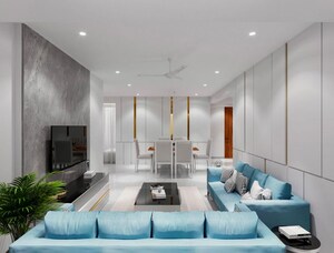 Bedroom in 3 BHK Apartment at Ajmera Beverly Hills and Royal Empire, Andheri West – for Rent