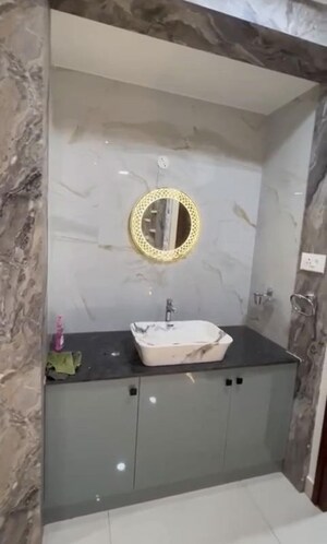 Bathroom in 3 BHK Apartment at Aparna Cyber Life, Nallagandla – for Rent