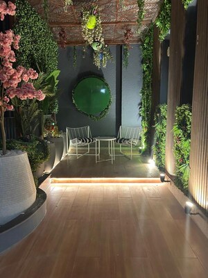 Balcony in 2 BHK Apartment at Krisumi Waterfall Residences, Sector 36a – for Rent