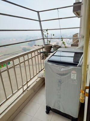 Balcony in 1 BHK Apartment at Raj Nagar Extension – for Rent