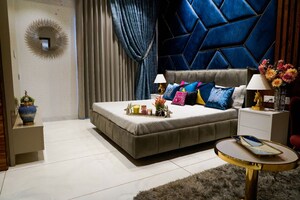 Bedroom in 4 BHK Apartment at Malwa Escon Primera, International Airport Road – for Sale