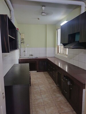 Kitchen in 3 BHK Apartment at Eros Woodbury Tower, Charmwood Village – for Sale