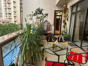 Balcony in 4 BHK Apartment at SS Hibiscus, Sector 50 – for Rent