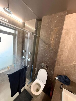 Bathroom in 1 BHK Apartment at Kalpataru Avana, Parel – for Rent