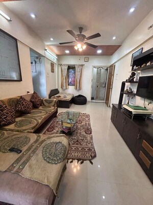 Living Room in 1 BHK Apartment at DSK Saptasur, Dhayari – for Sale