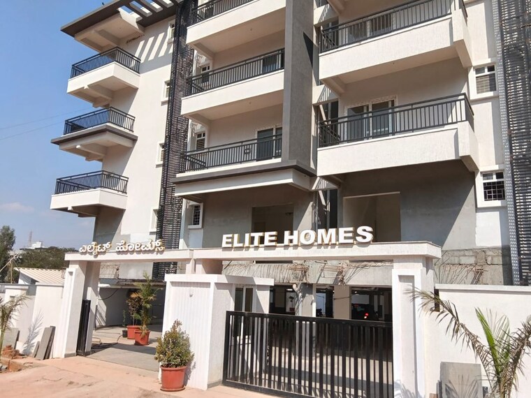 Exterior View, aadhava-elite-homes 2 Bedroom 1230 Sq.Ft. Apartment In Narayanapura Bangalore 9727247