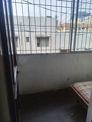 Balcony in 1 BHK Apartment at Shri Ram Nagar Society, Aundh – for Rent