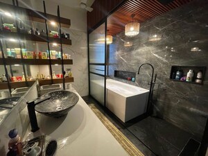 Attached Bathroom in 4 BHK Apartment at SS Hibiscus, Sector 50 – for Rent