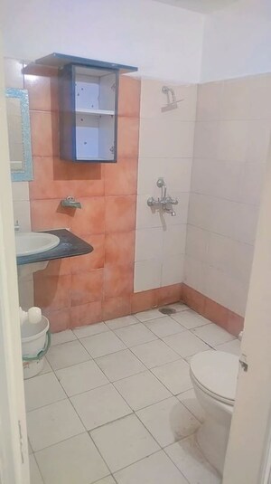 Bathroom in 1 RK Builder Floor at NK Savitry Enclave, Vip Road – for Rent