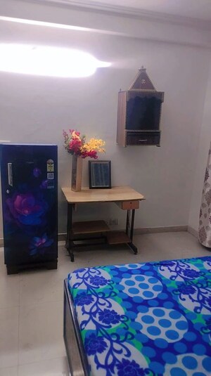 Living Room in 1 RK Builder Floor at NK Savitry Enclave, Vip Road – for Rent