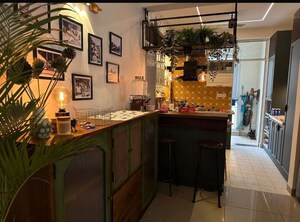 Kitchen in 3 BHK Apartment at AWHO Sandeep Vihar, Whitefield – for Rent