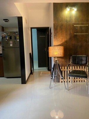 Living Room in 1 BHK Apartment at Lokhandwala Complex – for Rent