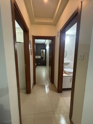 Building Lobby in 2 BHK Apartment at Bhartiya Nikoo Homes, Thanisandra Main Road – for Rent