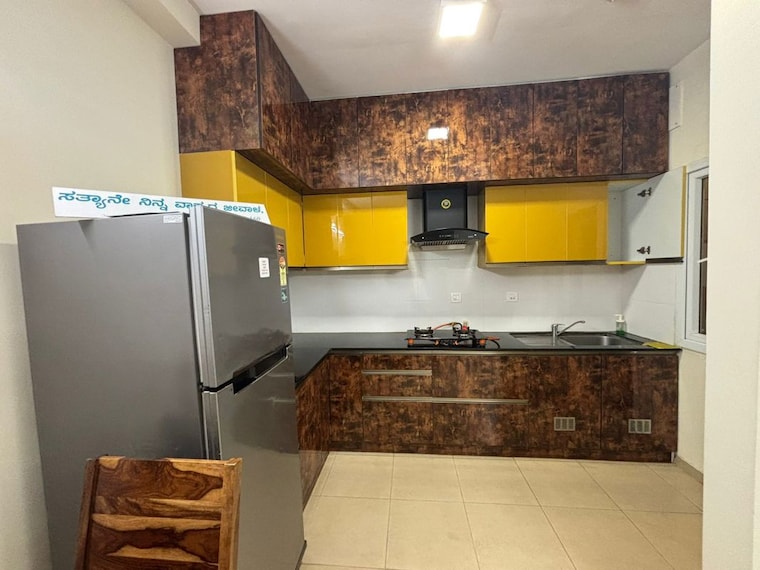 Kitchen, bhartiya-nikoo-homes 2 Bedroom 1150 Sq.Ft. Apartment In Thanisandra Main Road Bangalore 10371336