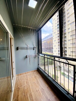 Balcony in 3 BHK Apartment at Assetz Marq, Whitefield – for Rent