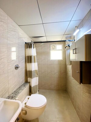 Bathroom in 3 BHK Apartment at Assetz Marq, Whitefield – for Rent