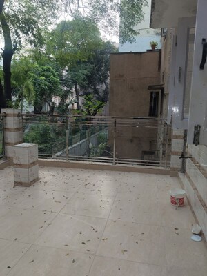 Balcony in 4 BHK Builder Floor at Jasola Vihar – for Rent