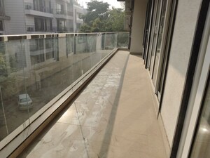 Balcony in 4 BHK Builder Floor at Jasola Vihar – for Rent