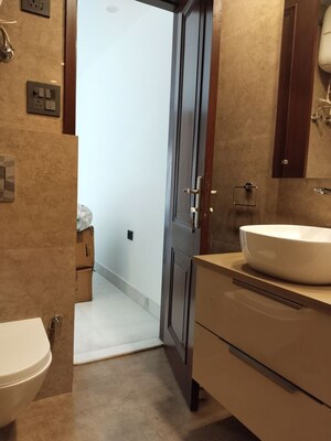 Bathroom in 4 BHK Builder Floor at Jasola Vihar – for Rent