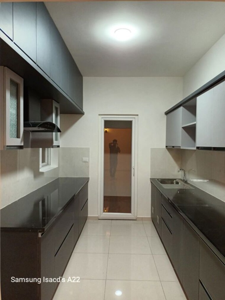 Kitchen, vajram-newtown 3 Bedroom 1850 Sq.Ft. Apartment In Thanisandra Main Road Bangalore 10371392