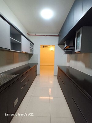 Kitchen in 3 BHK Apartment at Vajram Newtown, Thanisandra Main Road – for Rent