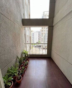 Balcony in 2 BHK Apartment at Shraddha Twin Tower, Wakad – for Rent
