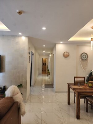 Living Room in 3 BHK Apartment at Mantri Lithos, Thanisandra – for Rent