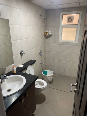 Bathroom in 3 BHK Apartment at Sobha City Santorini, Kannur – for Rent