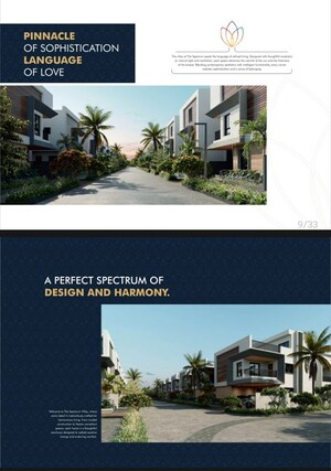 4 BHK Villa – Exterior View View at Ramky The Spectrum, Korremula - for Sale