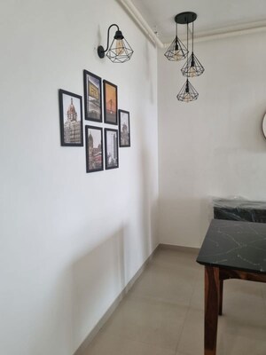 Staircase in 3 BHK Apartment at Indiabulls Greens, New Panvel – for Rent