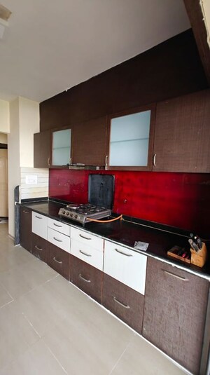 Kitchen in 3 BHK Apartment at Unique Twins Tower CHS, Kharghar Sector 20 – for Rent