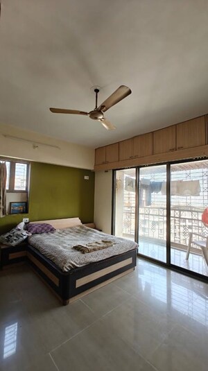 Bedroom in 3 BHK Apartment at Unique Twins Tower CHS, Kharghar Sector 20 – for Rent