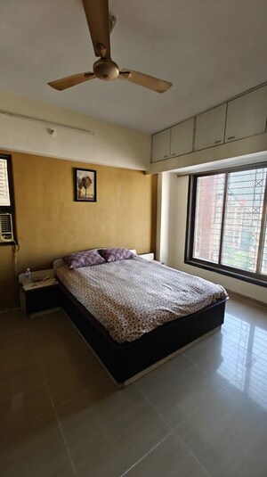 Bedroom in 3 BHK Apartment at Unique Twins Tower CHS, Kharghar Sector 20 – for Rent