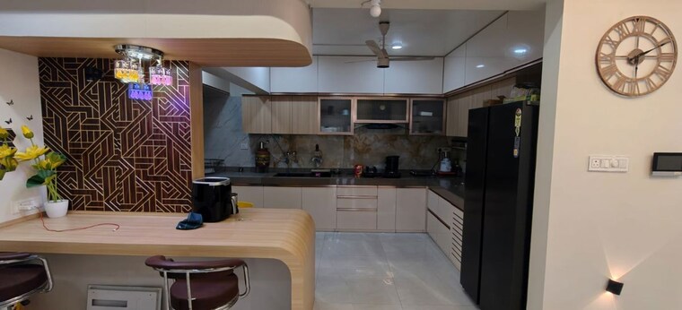 Kitchen, oxy-beaumonde 3.5 Bedroom 1400 Sq.Ft. Apartment In Viman Nagar Pune 10371477