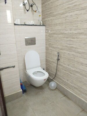 Bathroom in 3 BHK Apartment at Panchsheel Vihar – for Rent