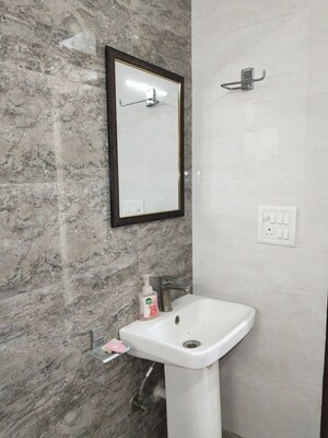 Bathroom in 3 BHK Apartment at Panchsheel Vihar – for Rent