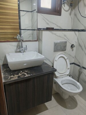 Bathroom in 1 BHK Apartment at Panchsheel Vihar – for Rent