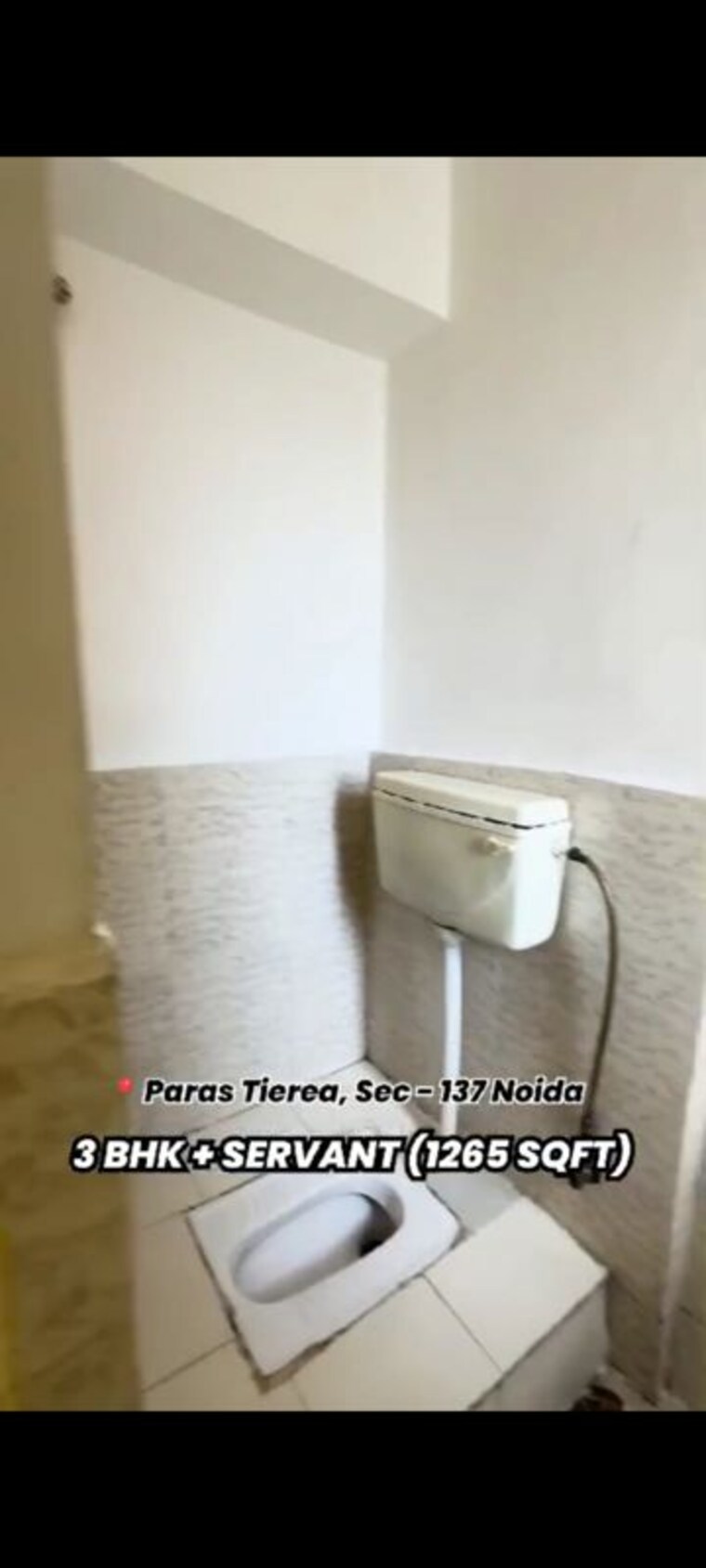 Bathroom, paras-tierea 2.5 Bedroom 1265 Sq.Ft. Apartment In Sector 137 Noida 10151835