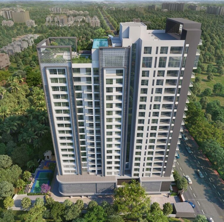 Exterior View, west-view-society 4 Bedroom 1961 Sq.Ft. Apartment In Salisbury Park Pune 9847464