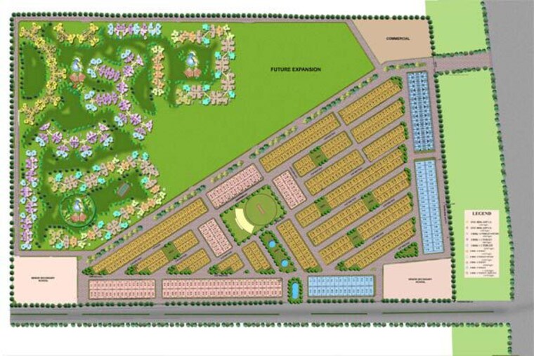 Master Plan, amrapali-ivory-heights 2.5 Bedroom 920 Sq.Ft. Apartment In Amrapali Dream Valley Greater Noida 10347021