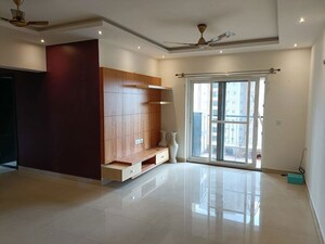 Living Room in 2 BHK Apartment at Vajram Elina, Thanisandra Main Road – for Rent