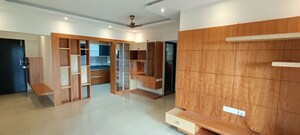 Living Room in 2 BHK Apartment at Vajram Elina, Thanisandra Main Road – for Rent